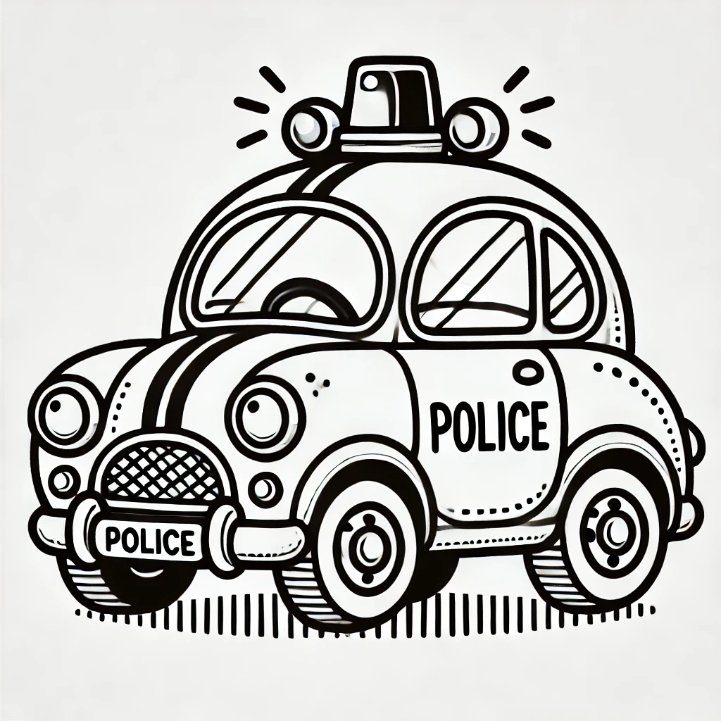 귀여운 경찰차