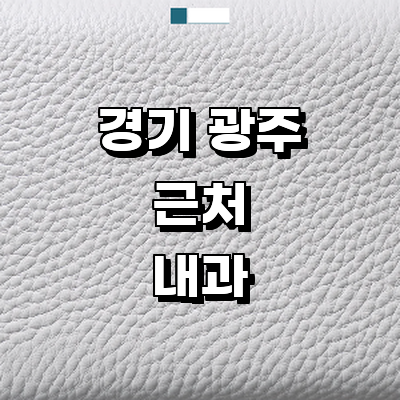 경기도 광주 내과