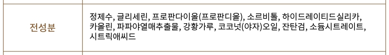 치약 전성분표