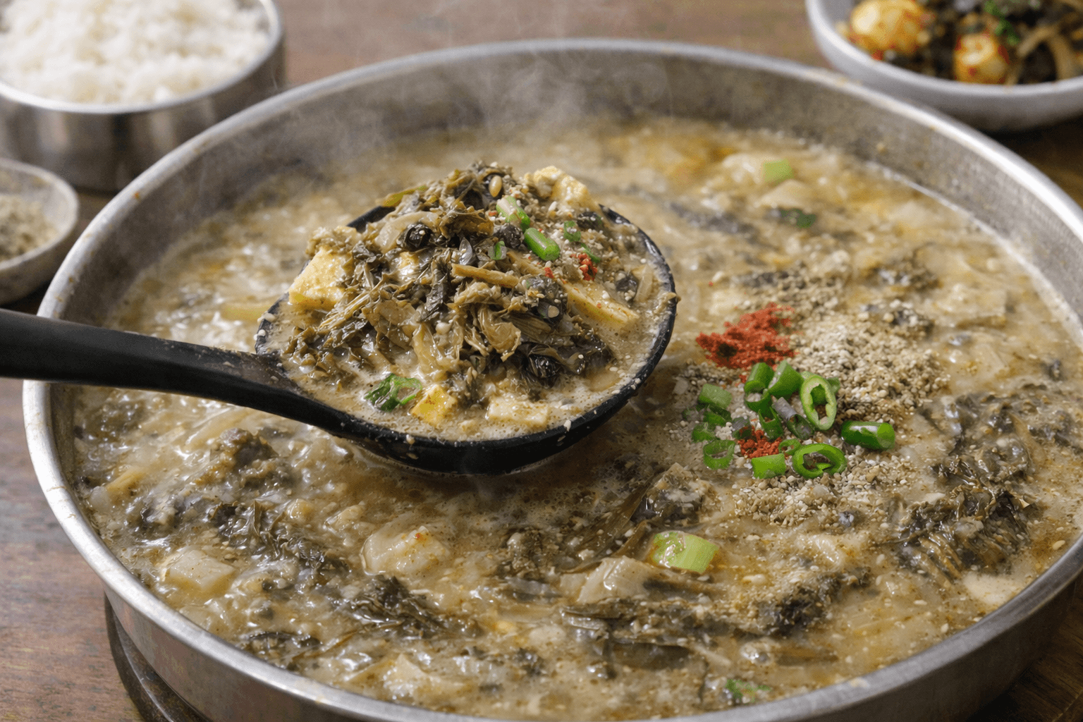 전라도식 들깨국: 진하고 깊은 국물 맛의 정수
