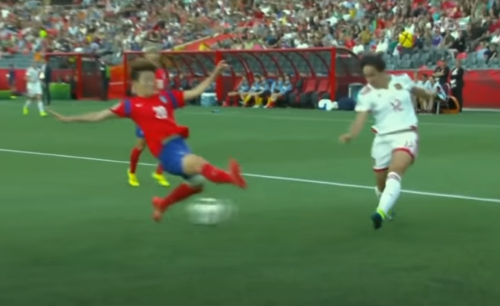 한국 여자 축구 대표팀 FIFA 월드컵 역대 전적 - 한국 스페인, 한국 프랑스, 한국 브라질 축구 경기 결과