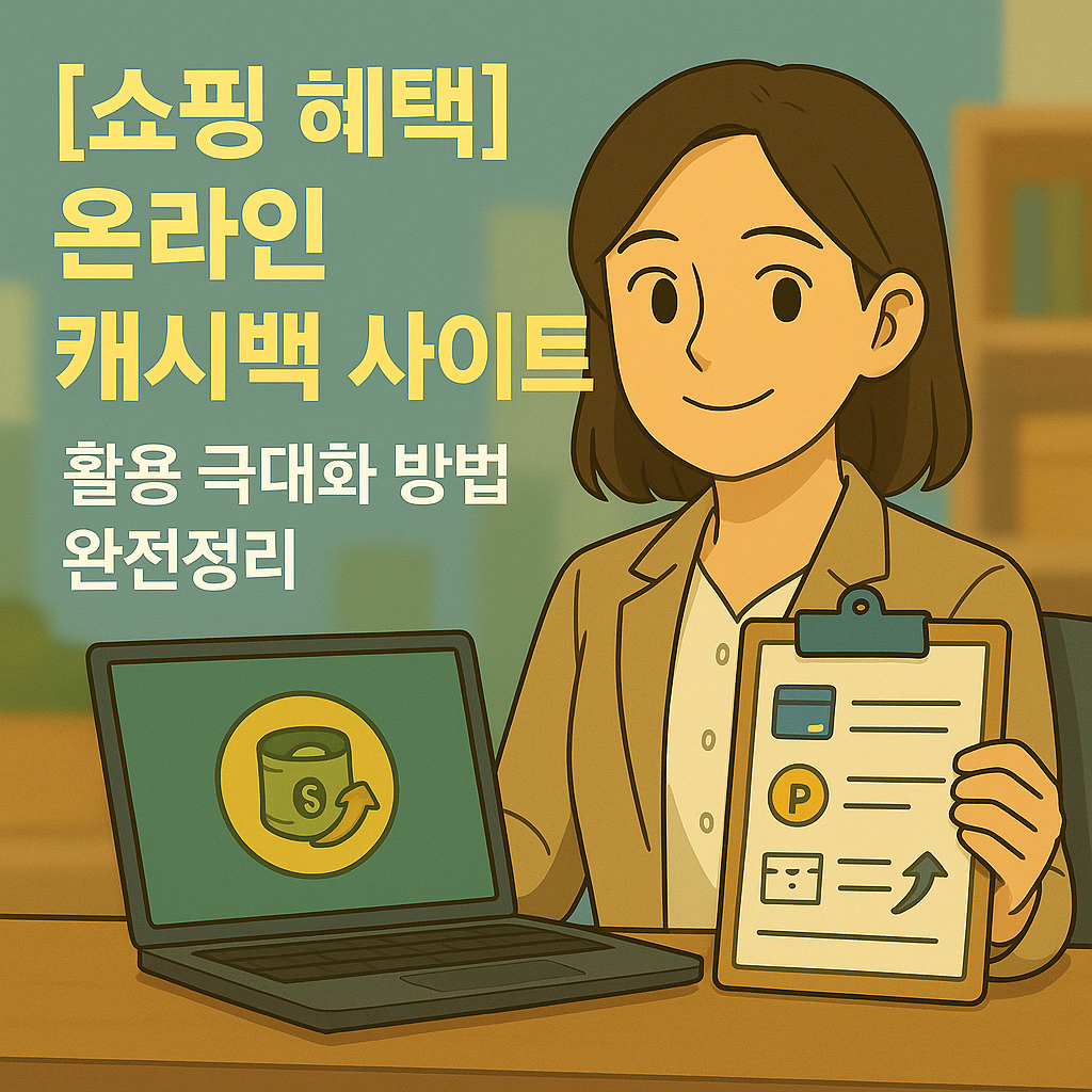[쇼핑 혜택] 온라인 캐시백 사이트 ｜ 활용 극대화 방법 완전정리
