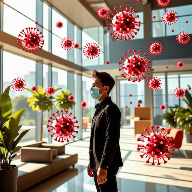 독감 예방을 위해 마스크 착용