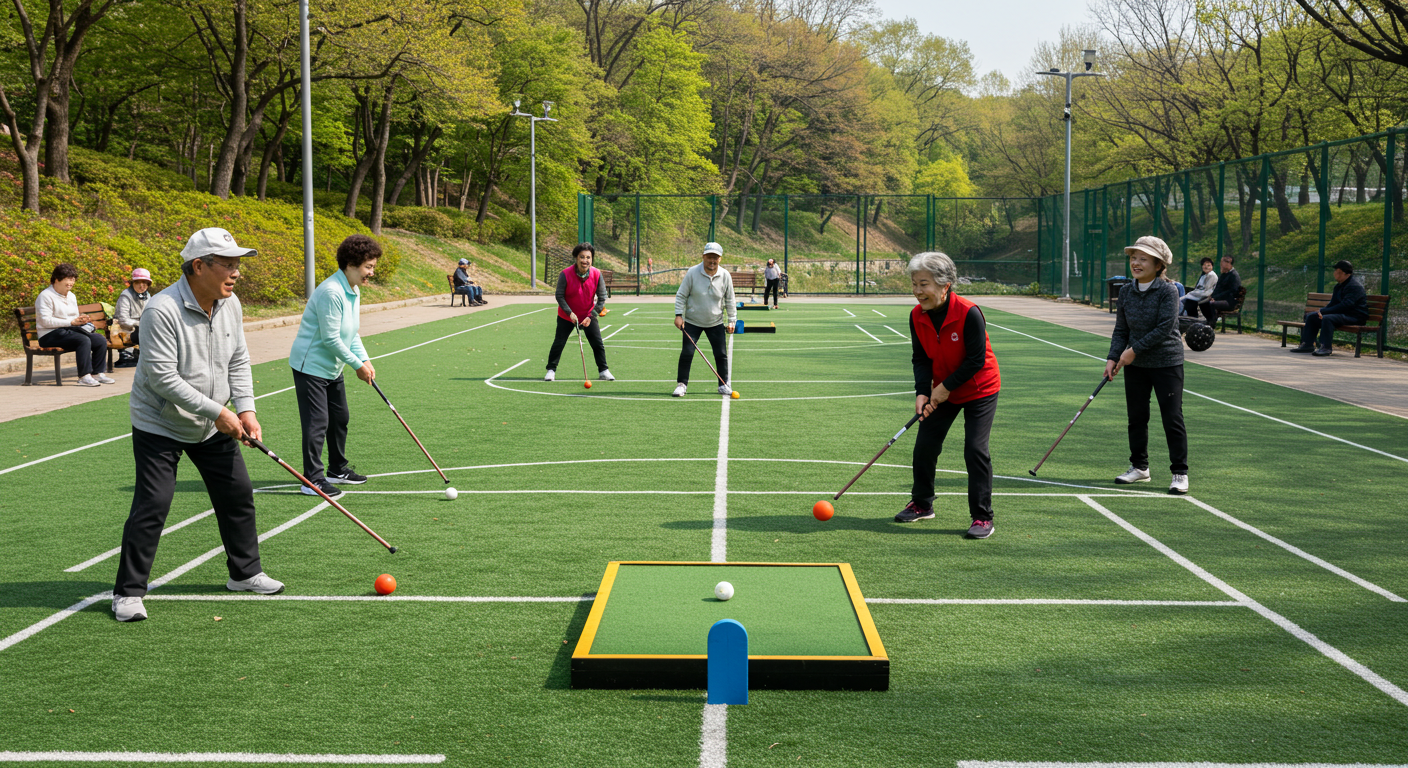 시니어 운동 트렌드 (파크골프, 게이트볼, 건강)