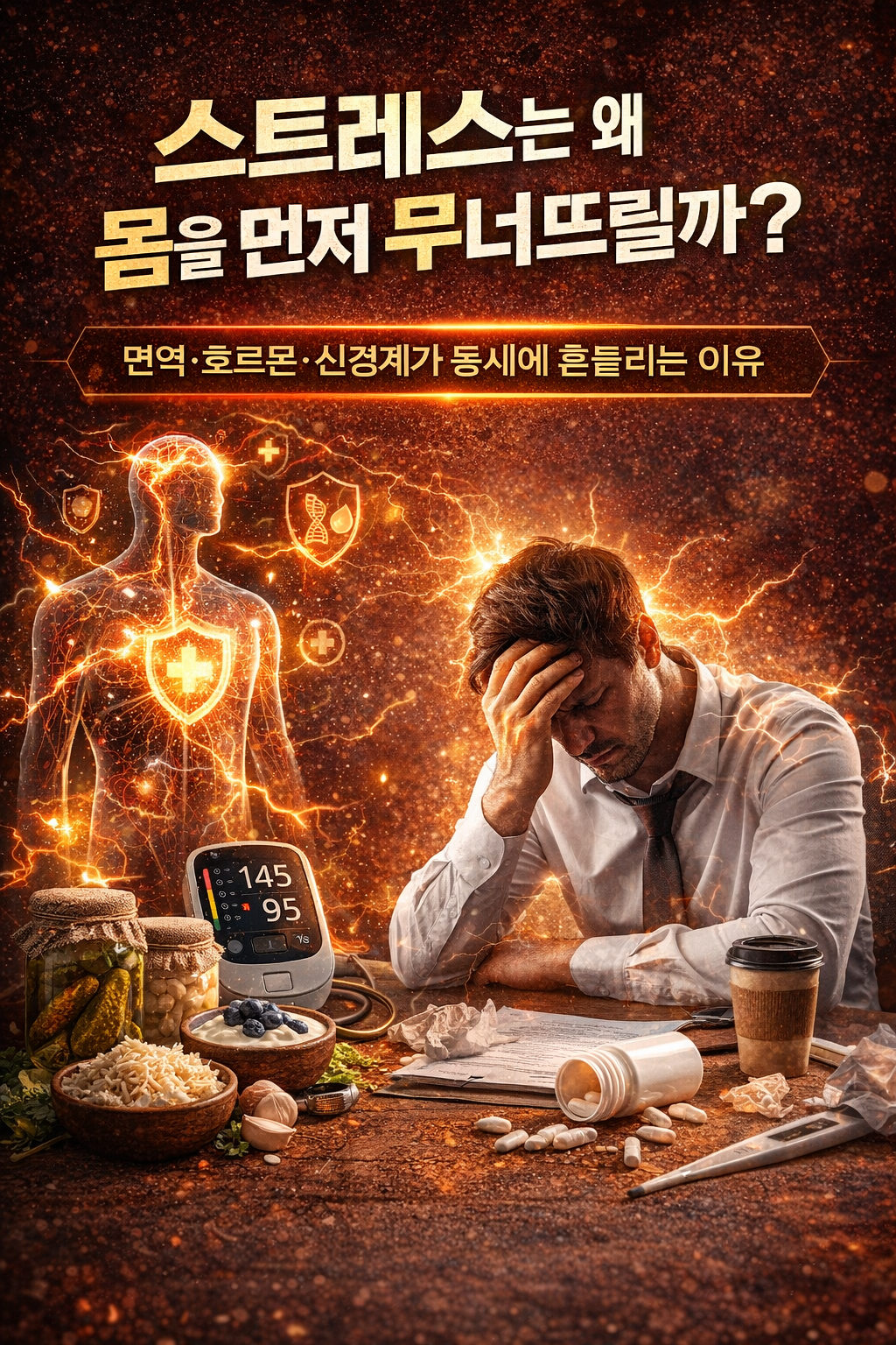 스트레스는 왜 몸을 먼저 무너뜨릴까 / 면역&middot;호르몬&middot;신경계가 동시에 흔들리는 이유
