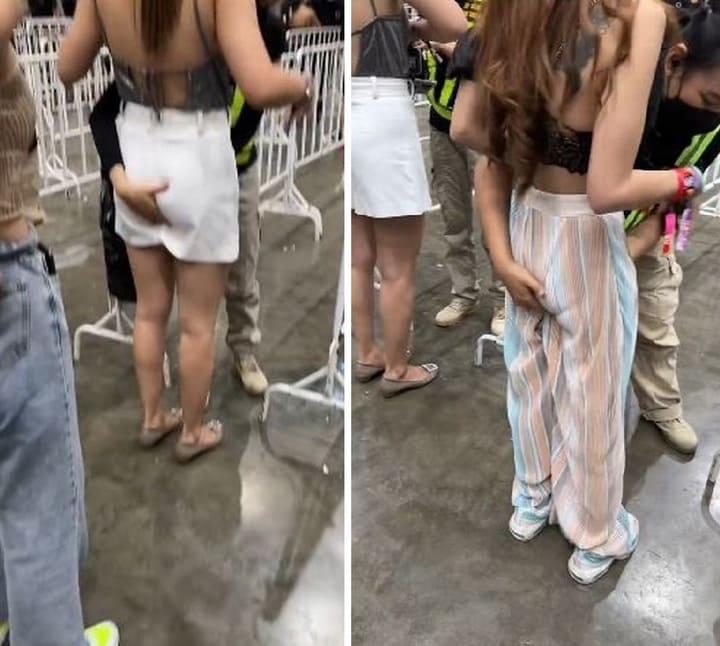 이런! 태국 음악 축제 경비원들, 추행성 마약검사 논란 VIDEO: THAILAND: SECURITY AT MUSIC FESTIVAL SEARCH WOMEN