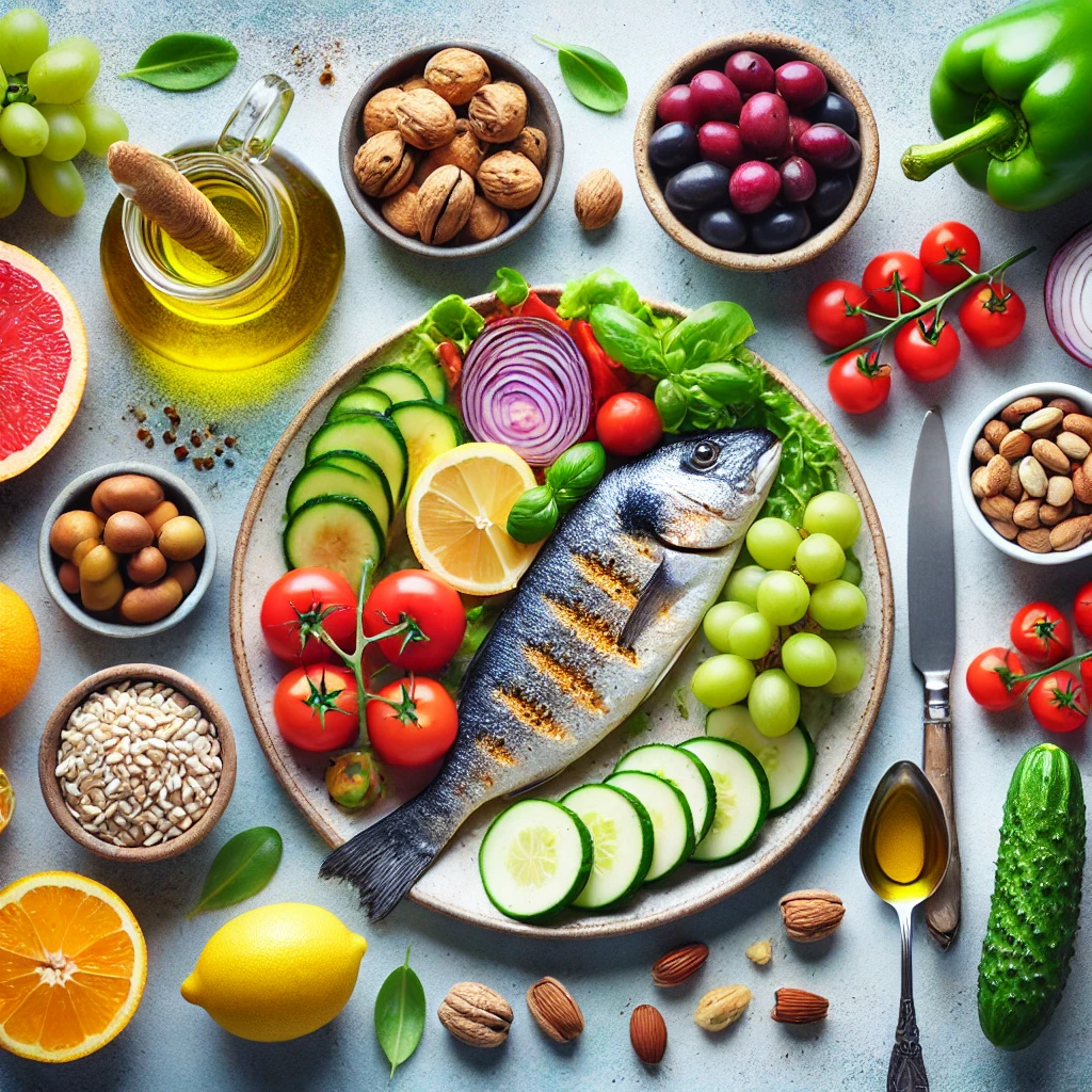 지중해식 식단 이미지