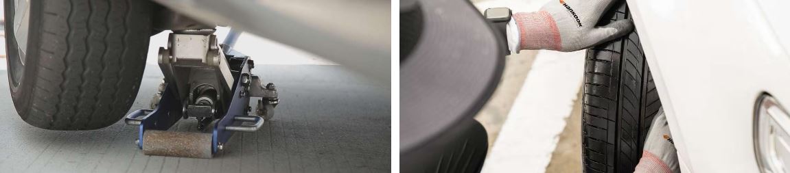 장마철자동차타이어