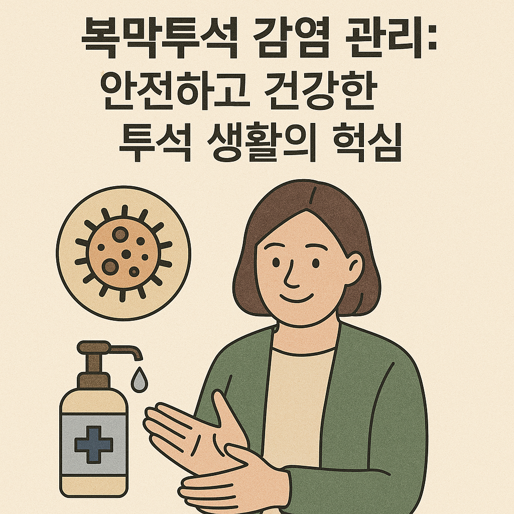 복막투석 감염 관리: 안전하고 건강한 투석 생활의 핵심