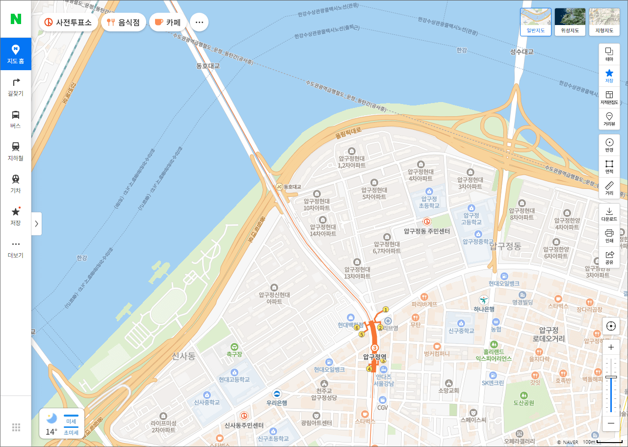 네이버 지도 미리보기
