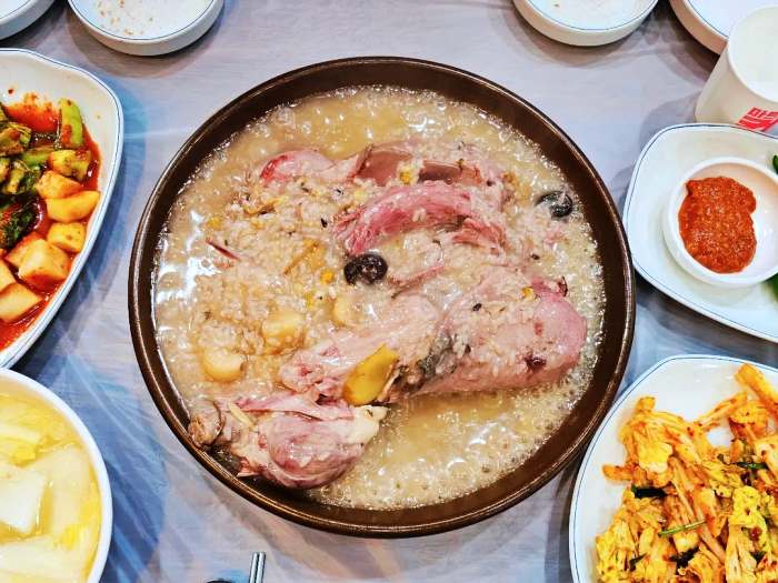 나혼자산다 수지 성복동 팜유즈 회식 누룽지 백숙 맛집