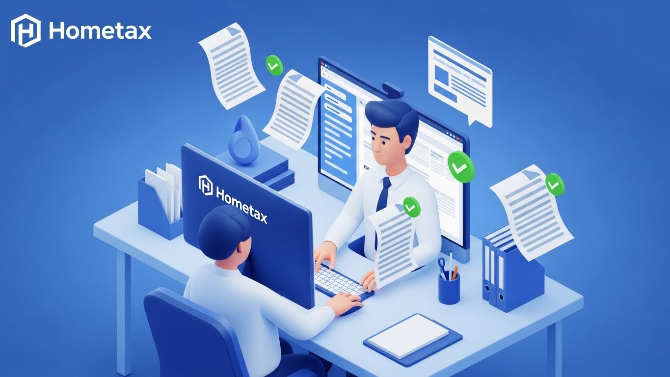 홈택스에서 직접 따라 하는 정정 프로세스