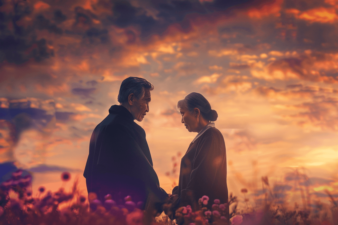 노부부의-다정한-모습