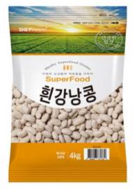 대구농산 흰강낭콩&#44; 4kg&#44; 1개