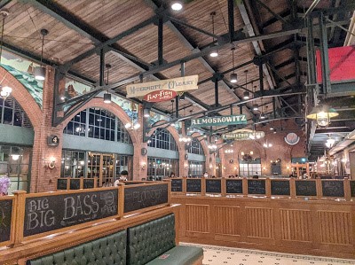 미국풍의 식당 내부 인테리어 사진