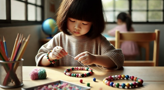 간단한 비즈 팔찌 만들기