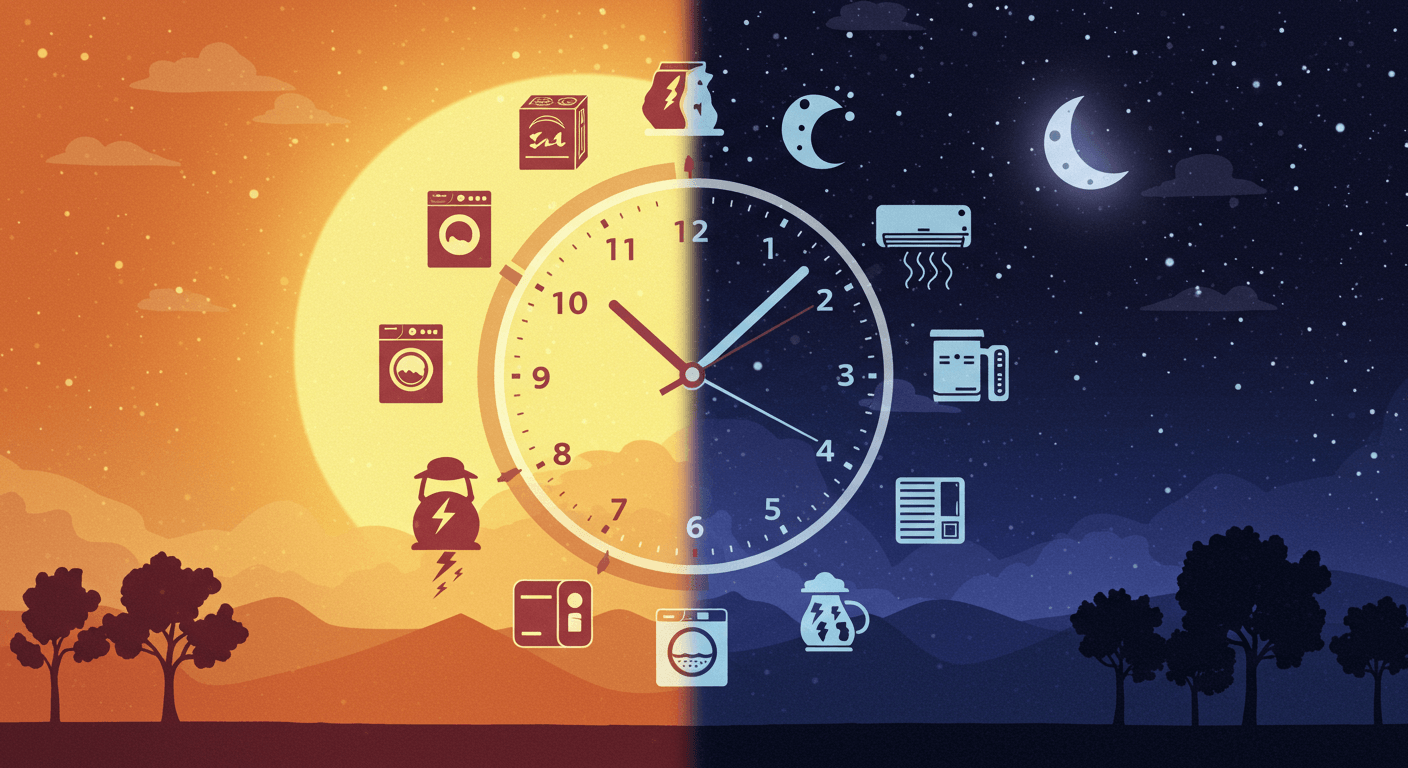 "시간대별 전력소비 조절 전략"에 대한 이미지입니다.