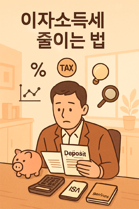 이자소득세 줄이는 법 이미지
