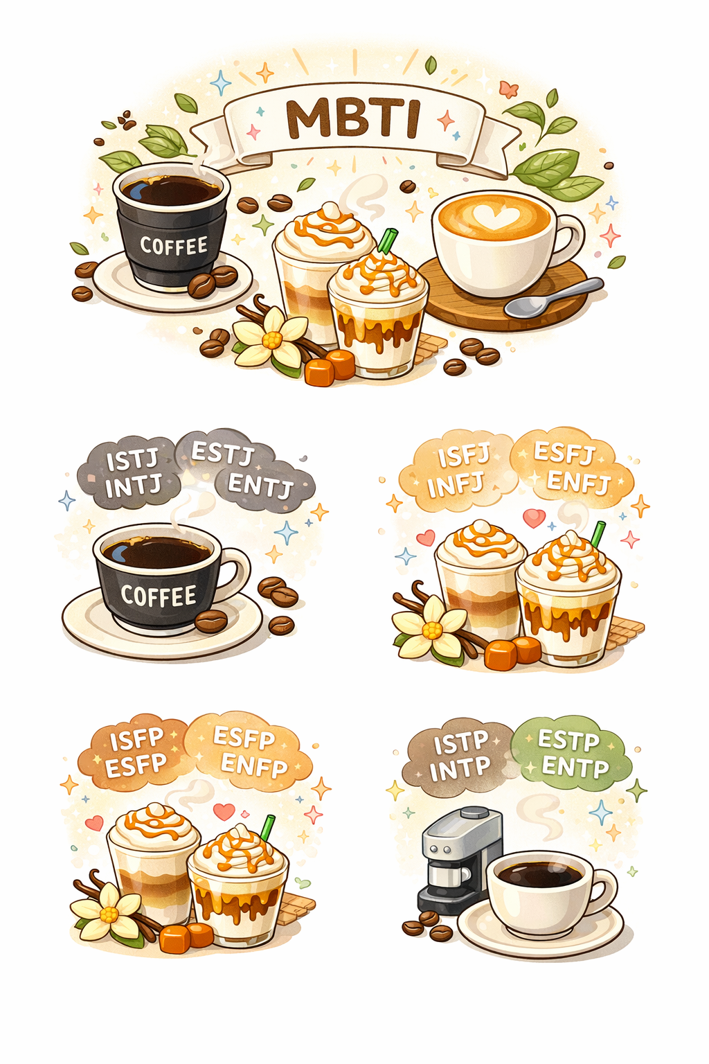 MBTI &times; 커피 성향 분석