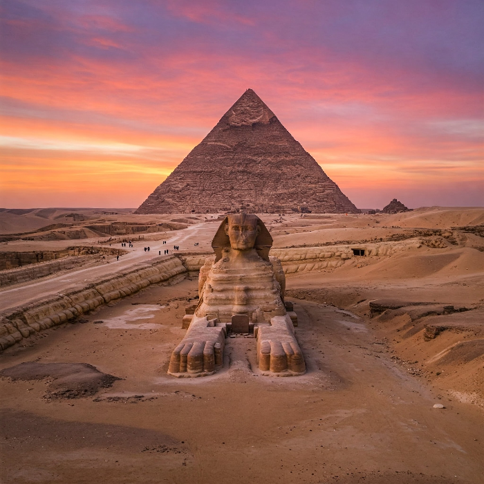 기자의 대피라미드와 스핑크스