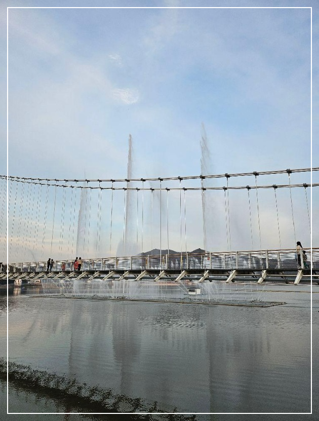 예산 가볼만한곳 베스트10 예당호 출렁다리 &amp; 음악분수