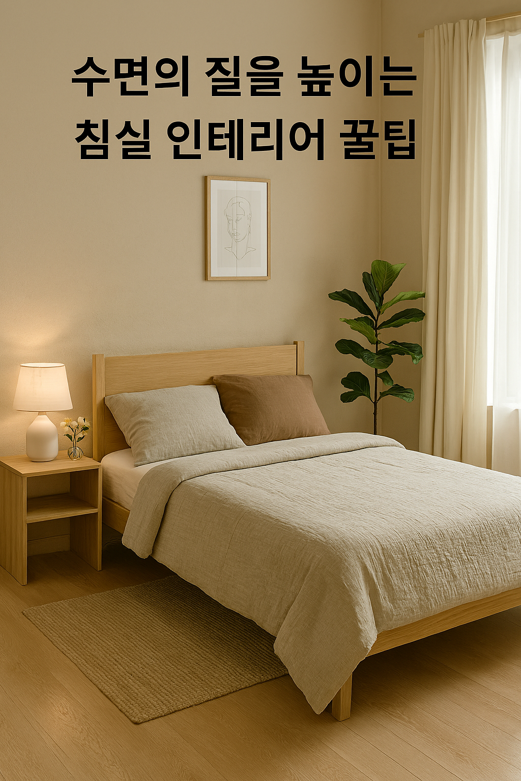 수면의 질을 높이는 침실 인테리어 꿀팁