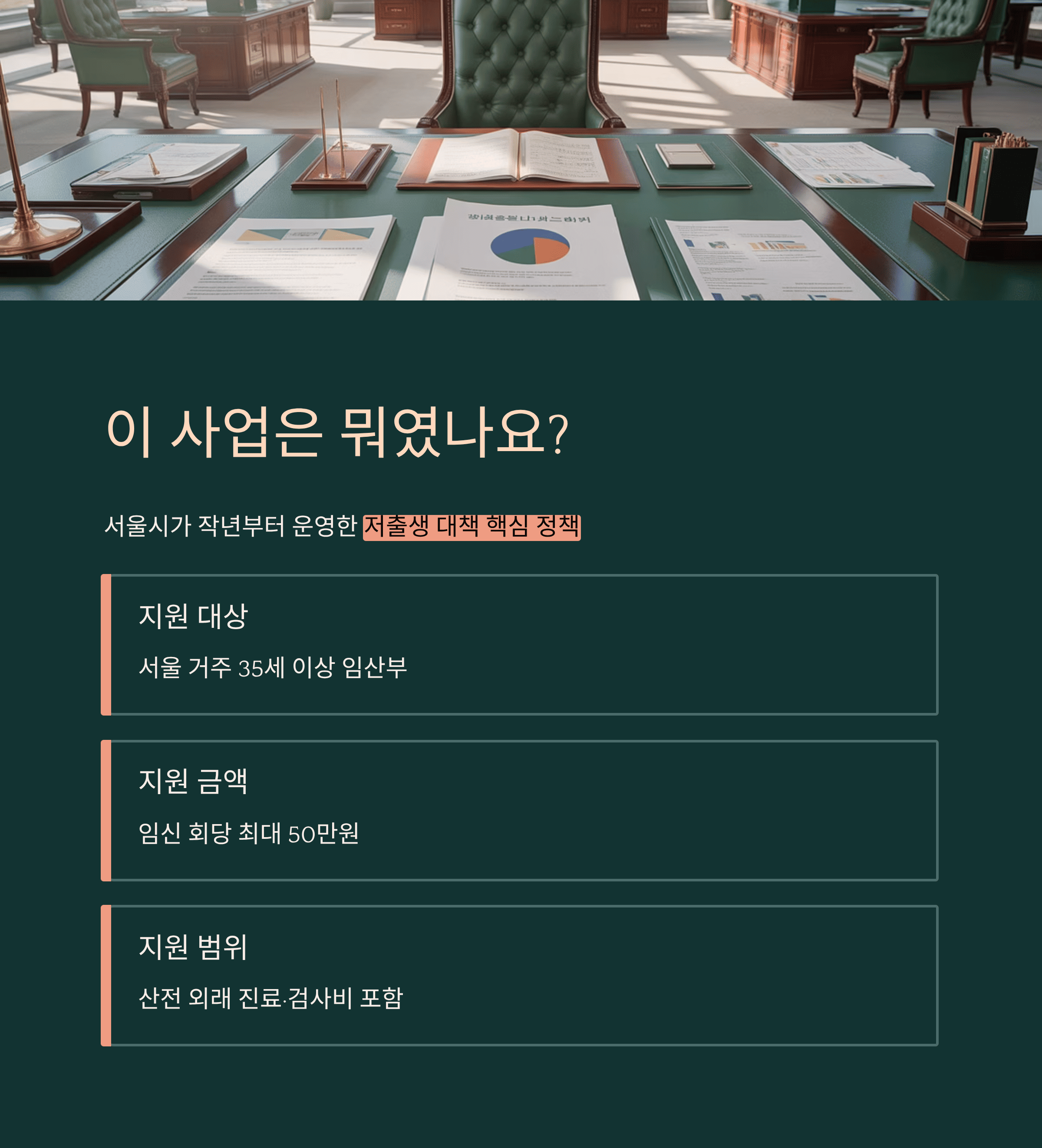 서울시 35세 이상 임산부 의료비 지원 예산 고갈