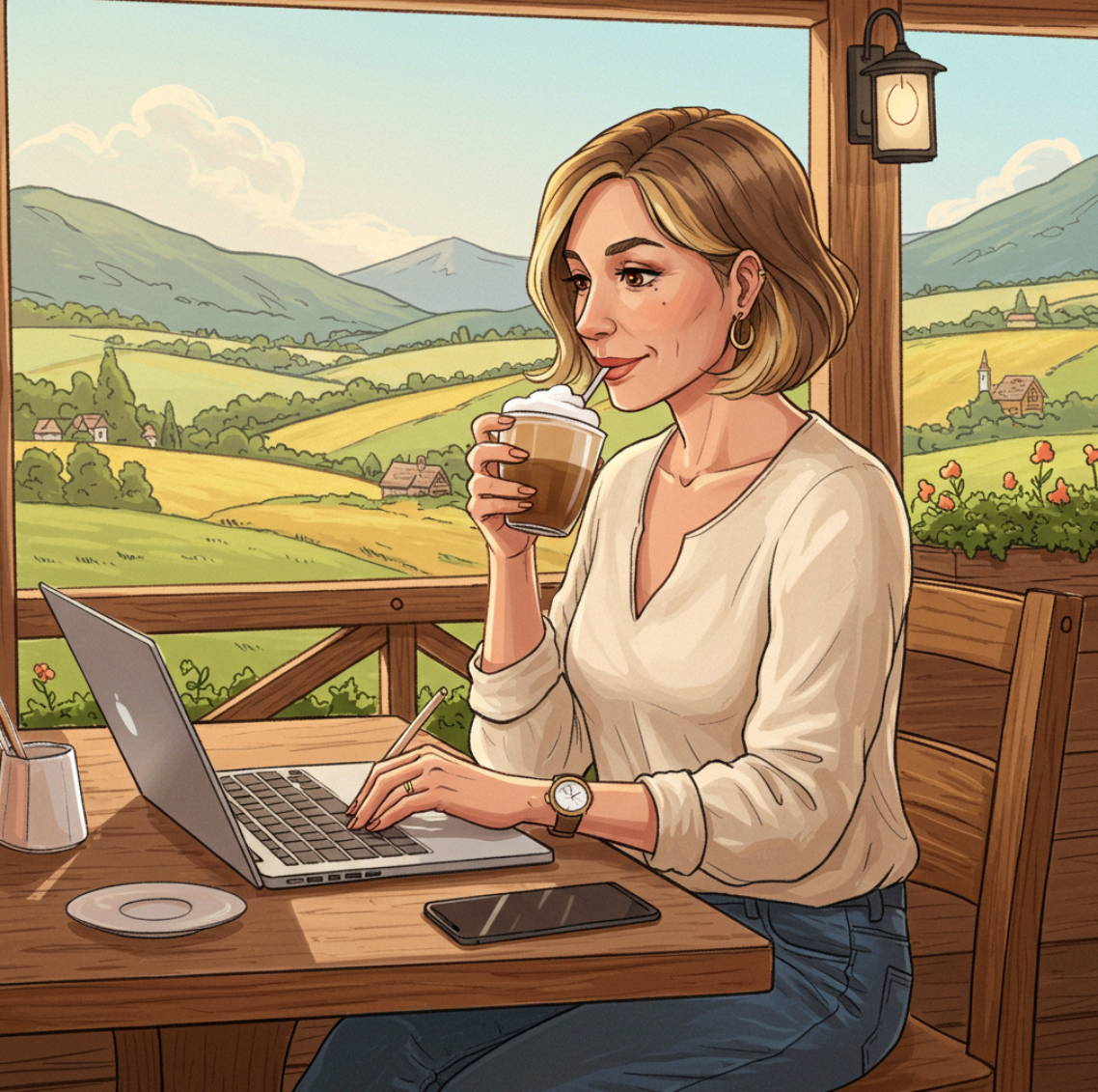 퇴직 후에도 돈 벌기! 중년 여성들에게 추천하는 디지털 노마드 라이프