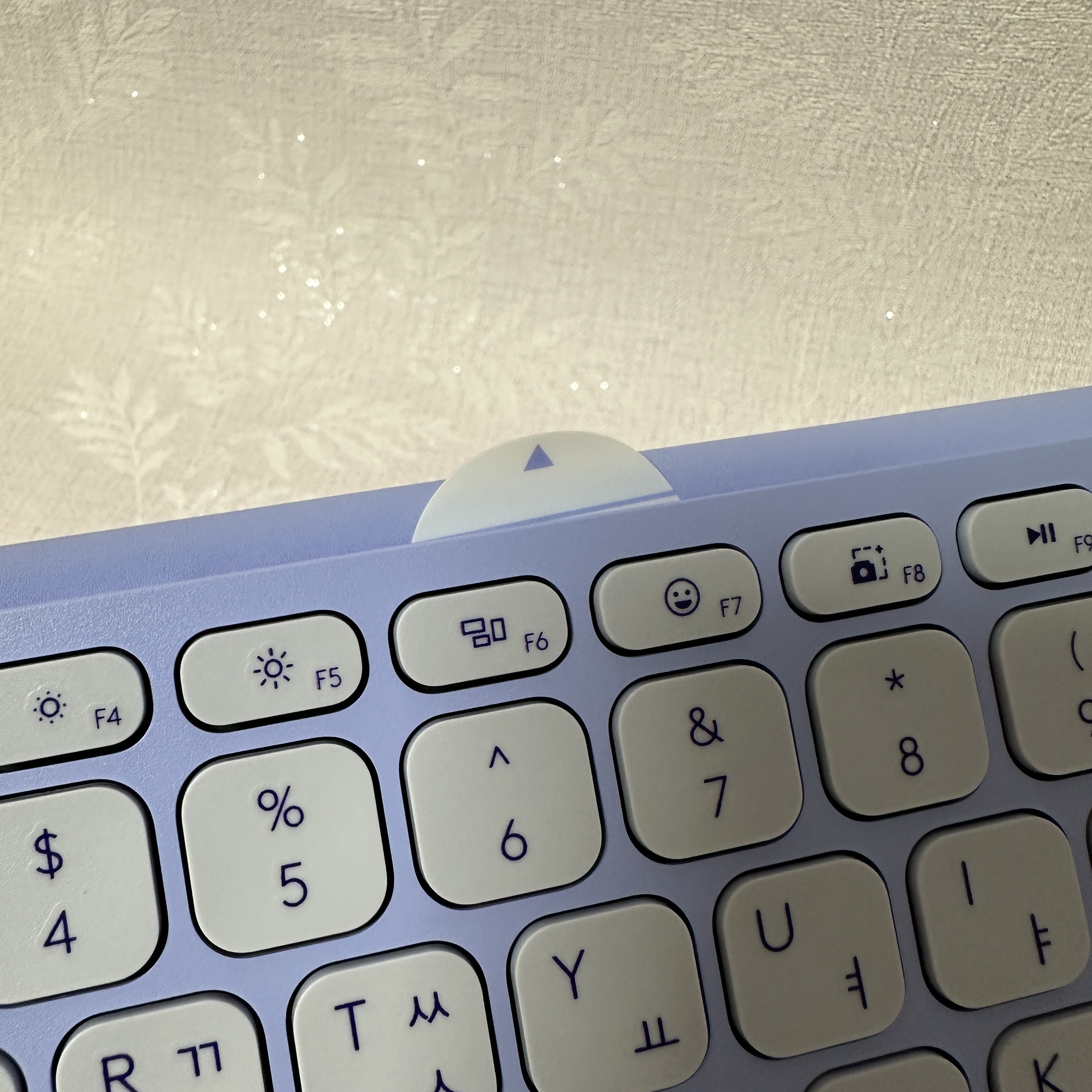 로지텍_키즈투고2_블루투스키보드_라일락