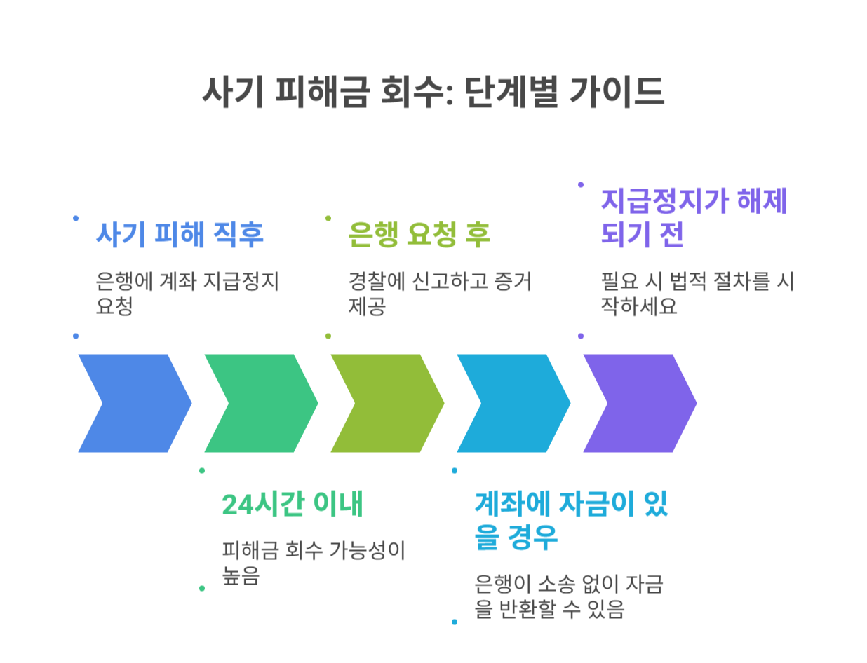 지급정지 요청 및 피해금 환수 방법