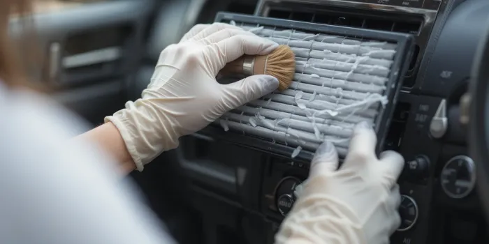 자동차 에어컨 필터 청소