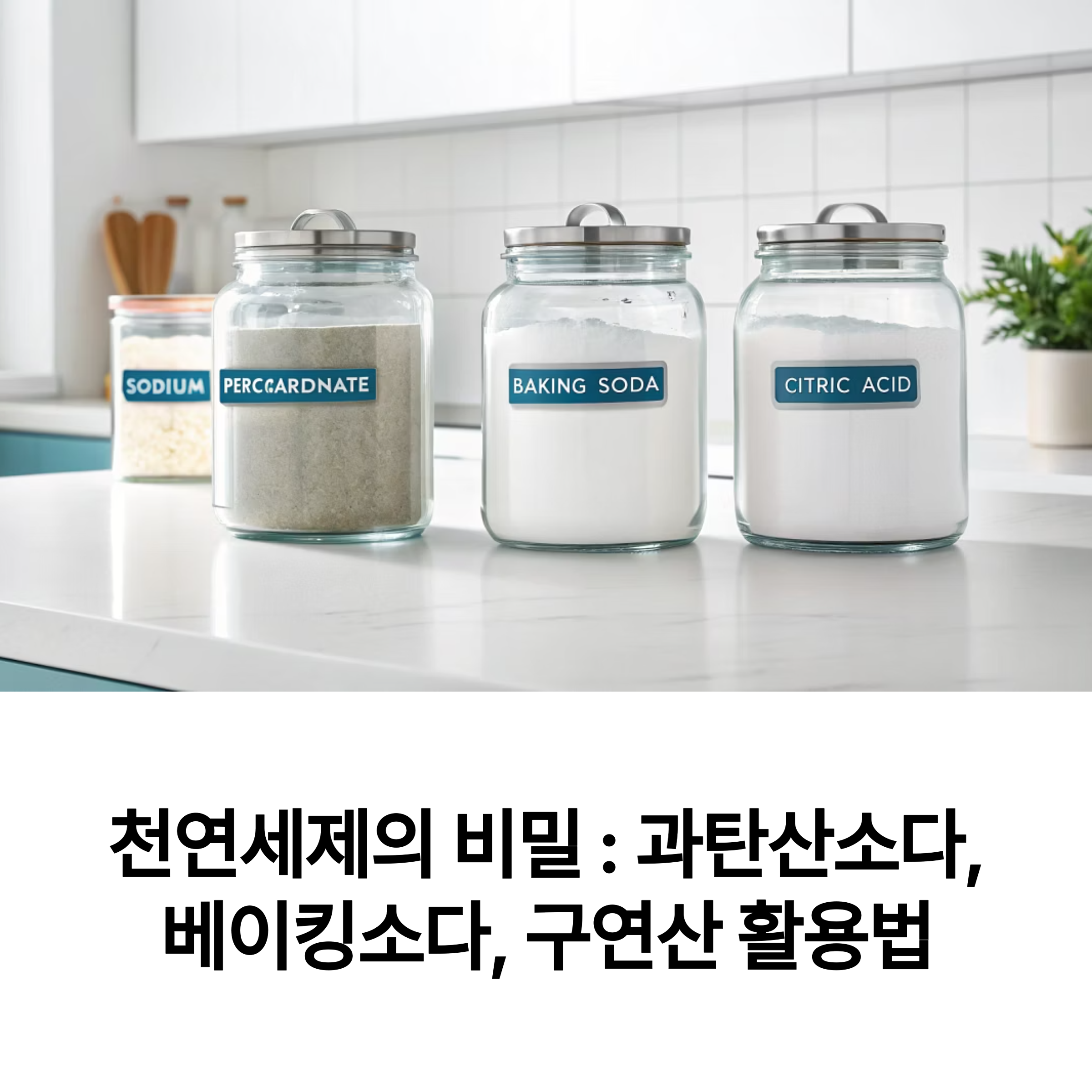 천연세제 똑똑하게 사용하는 법
