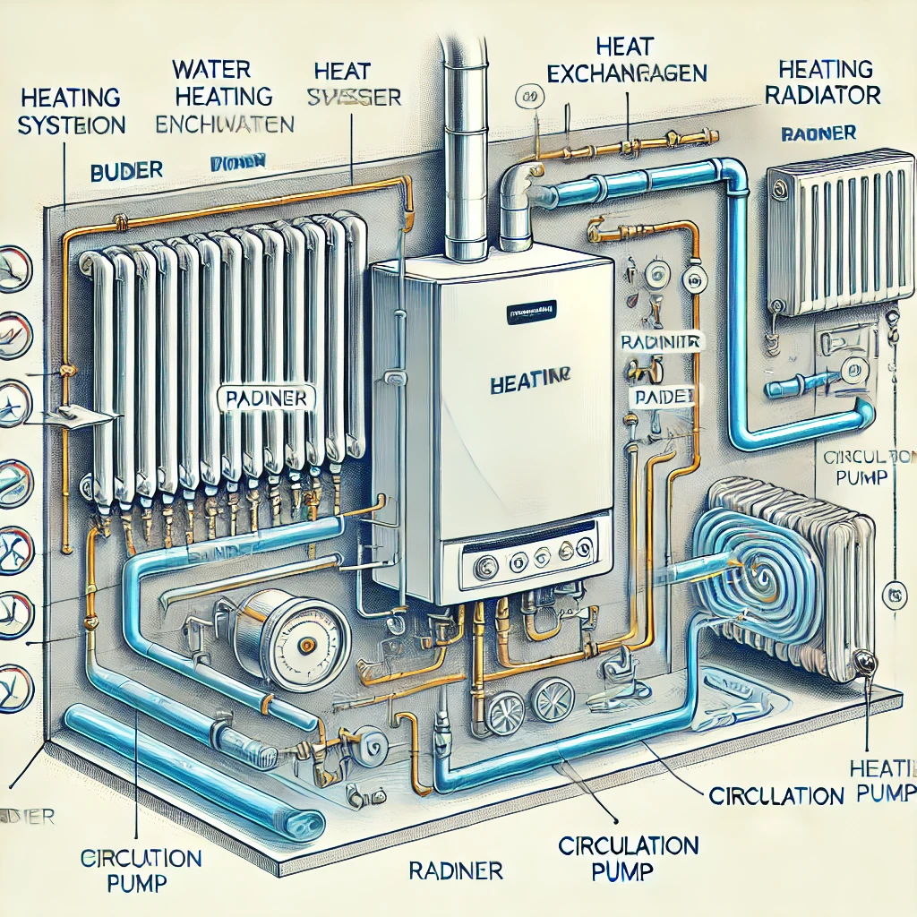 보일러 작동원리 전개도