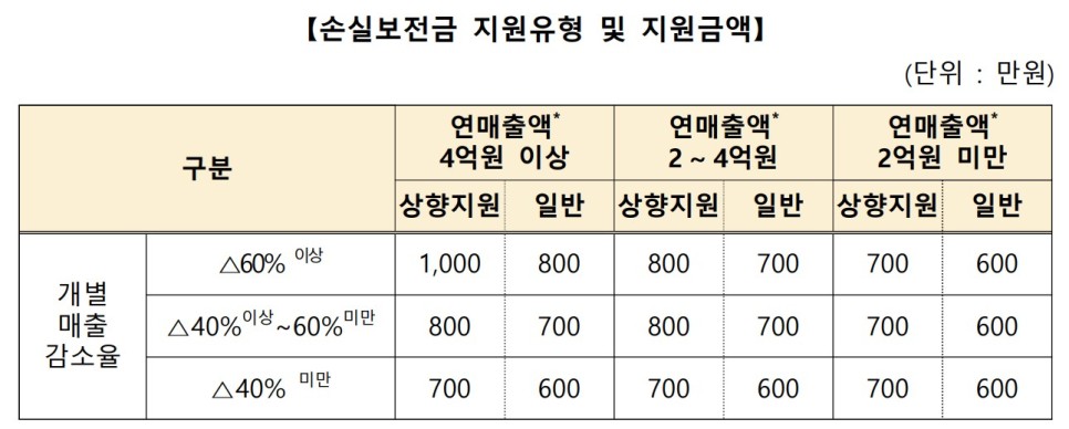 소상공인-손실보전금-지원금