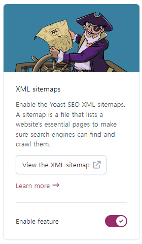 Yoast SEO XML sitemaps