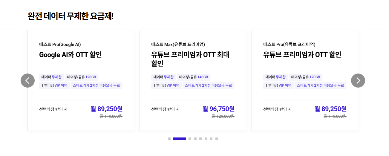 SKT 요금제