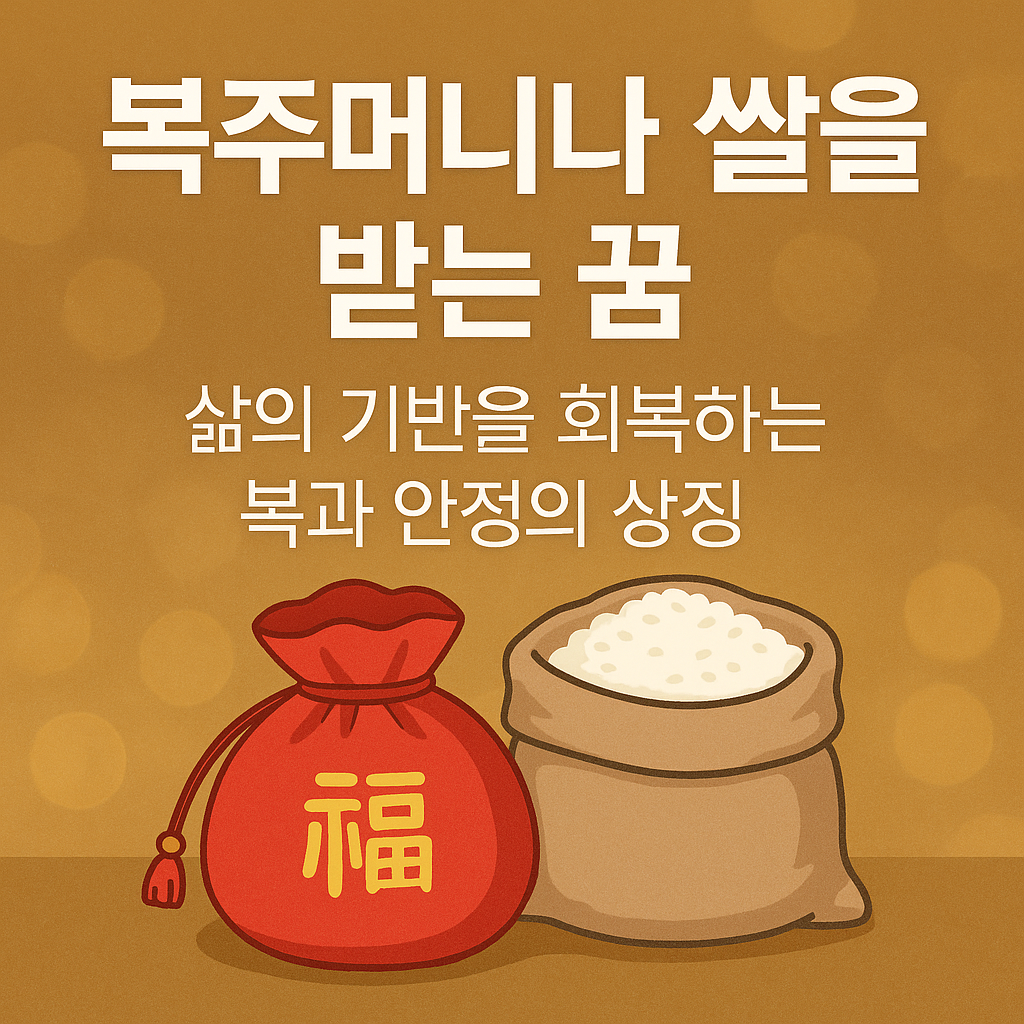 복주머니, 쌀을 받은 꿈