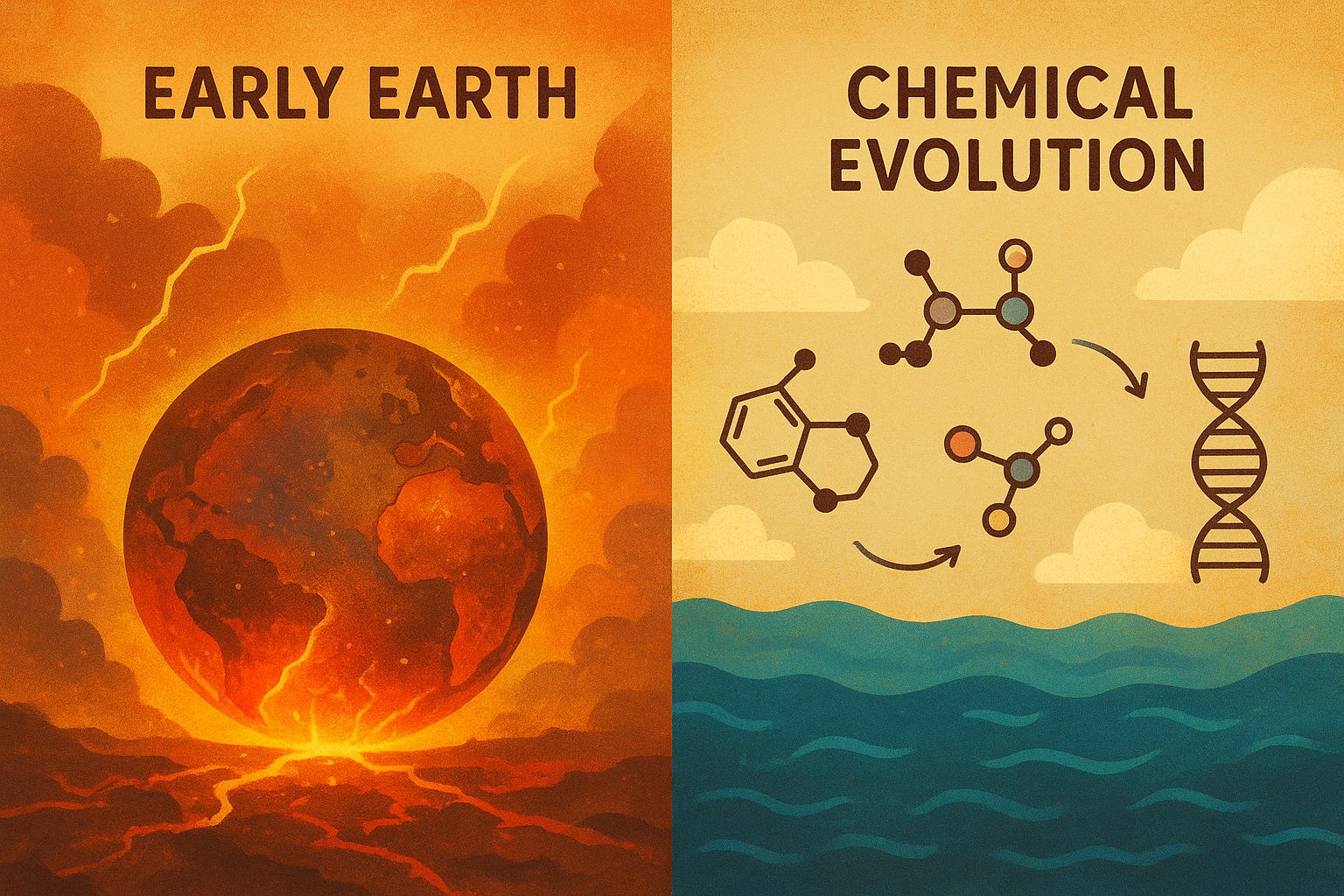 지구 초기 환경과 화학적 진화