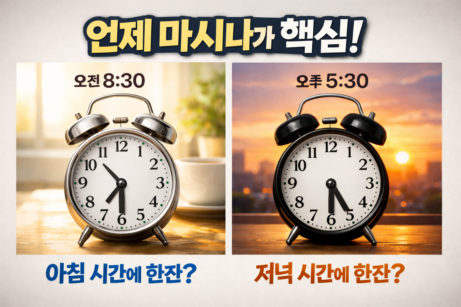커피가 건강에 안 맞는 사람 & 건강에 잘 맞는 사람