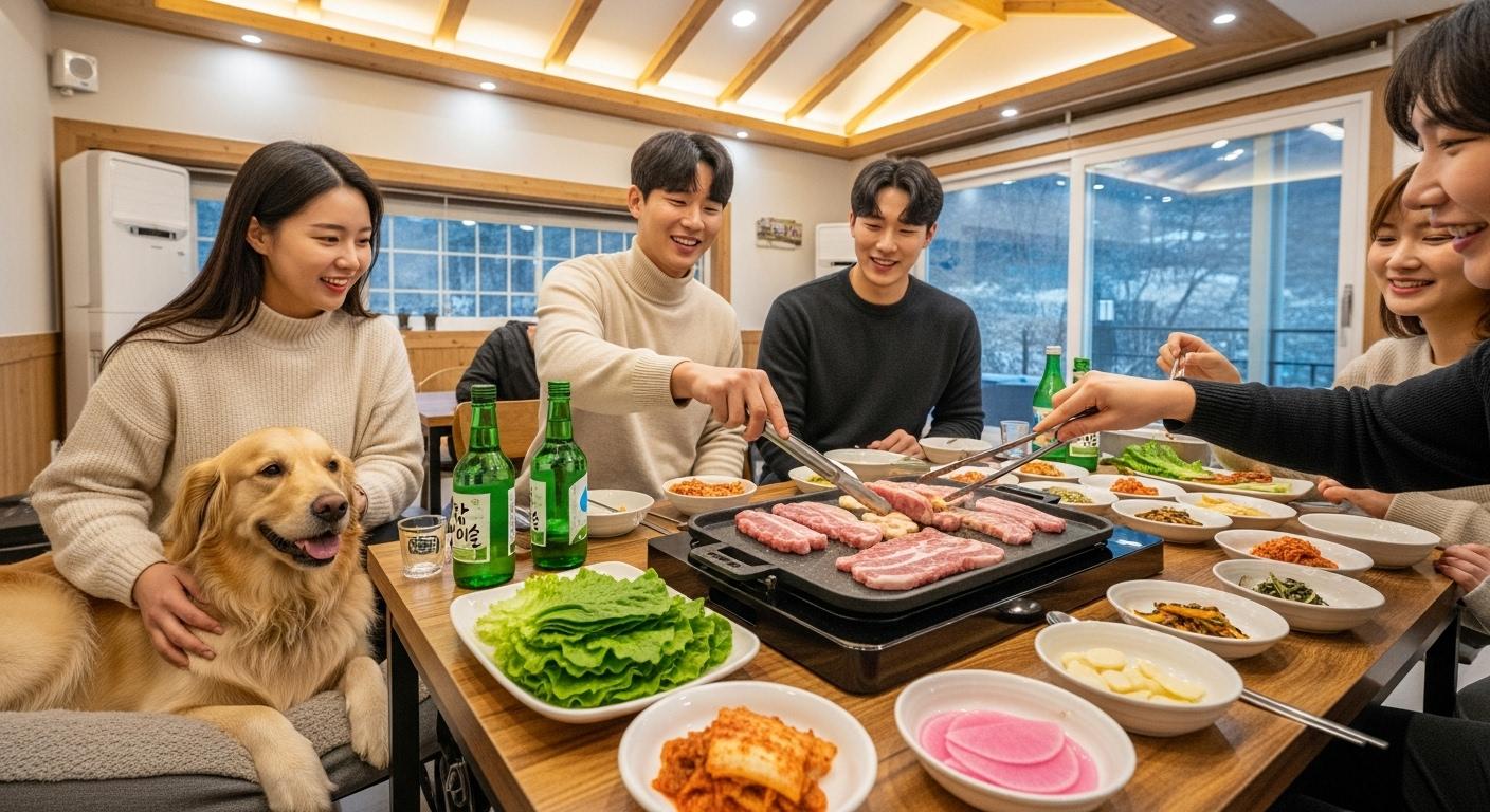 서울근교 애견동반 펜션 실내바베큐