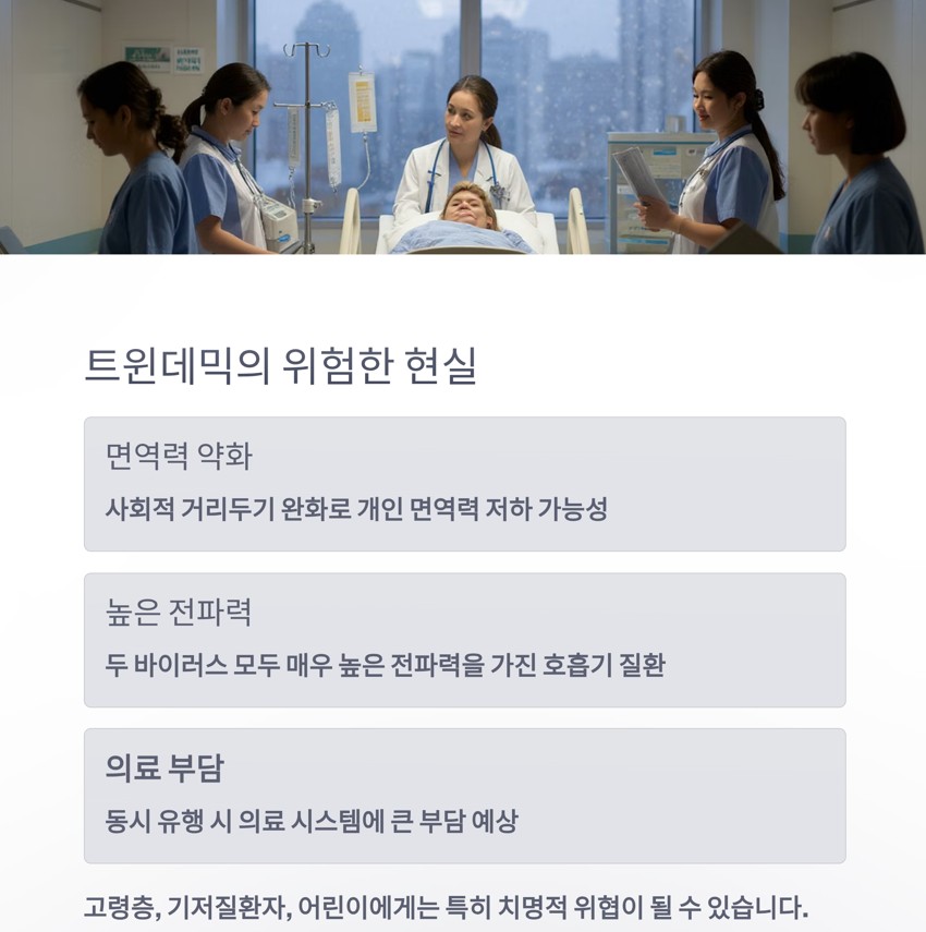 독감과 코로나19, 위험한 동행의 시작