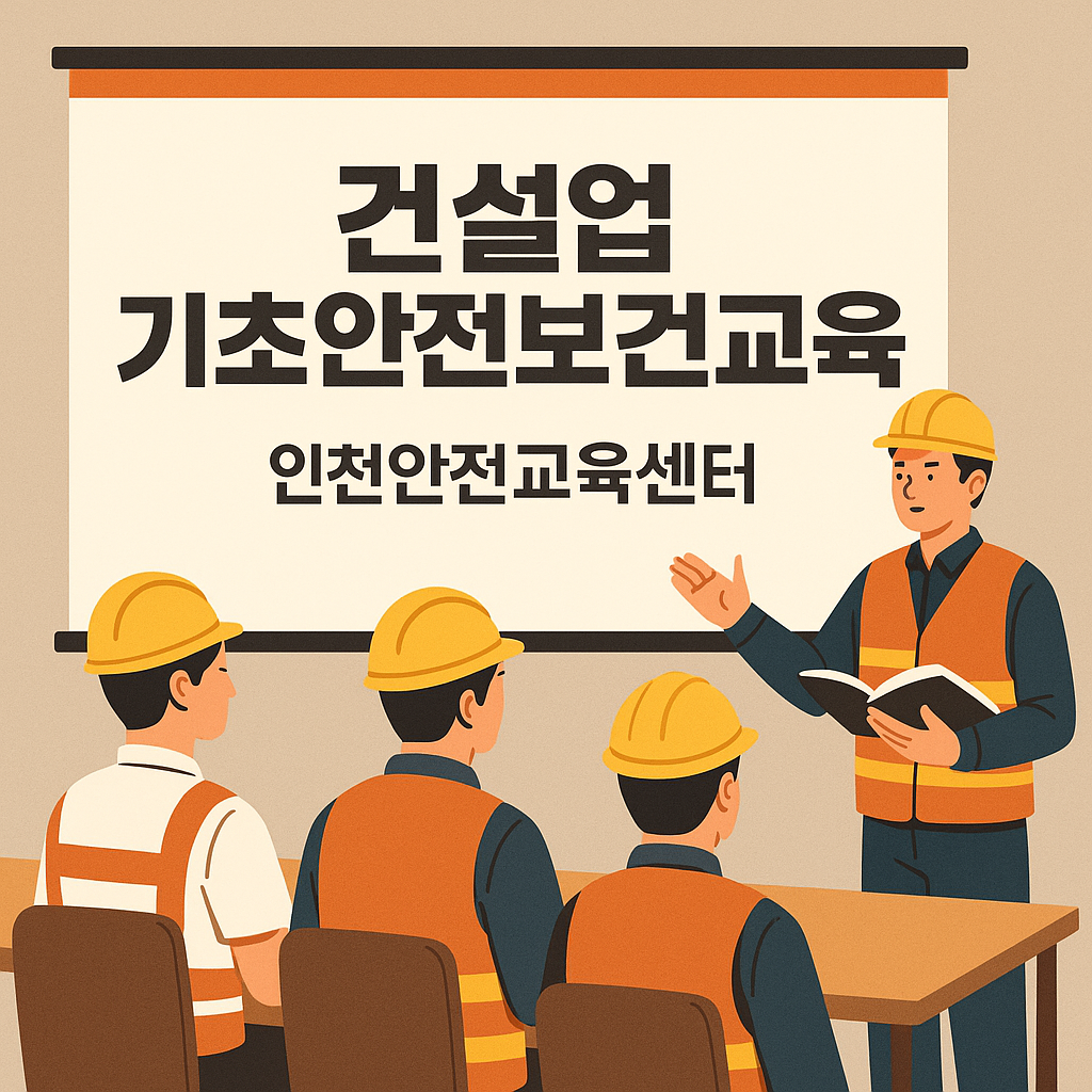 건설현장기초교육 인천안전교육센터 부평에서 무료로 받는 방법