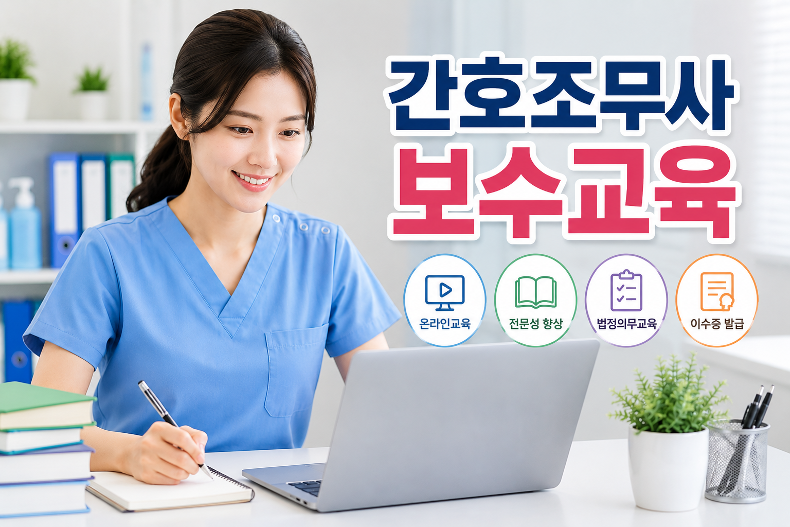 간호조무사 보수교육 신청방법 총정리|대상자 조회·면제조건·자격신고까지 관련 사진