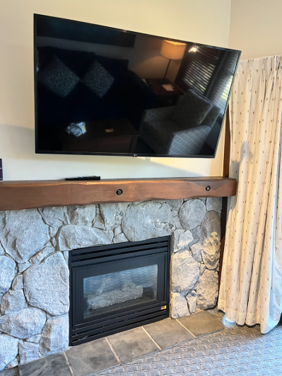 가스식 벽난로 인테리어