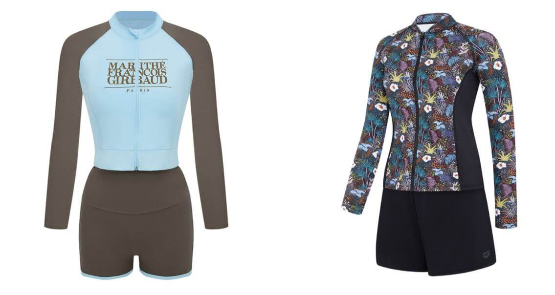 아레나 여자 래쉬가드 세트