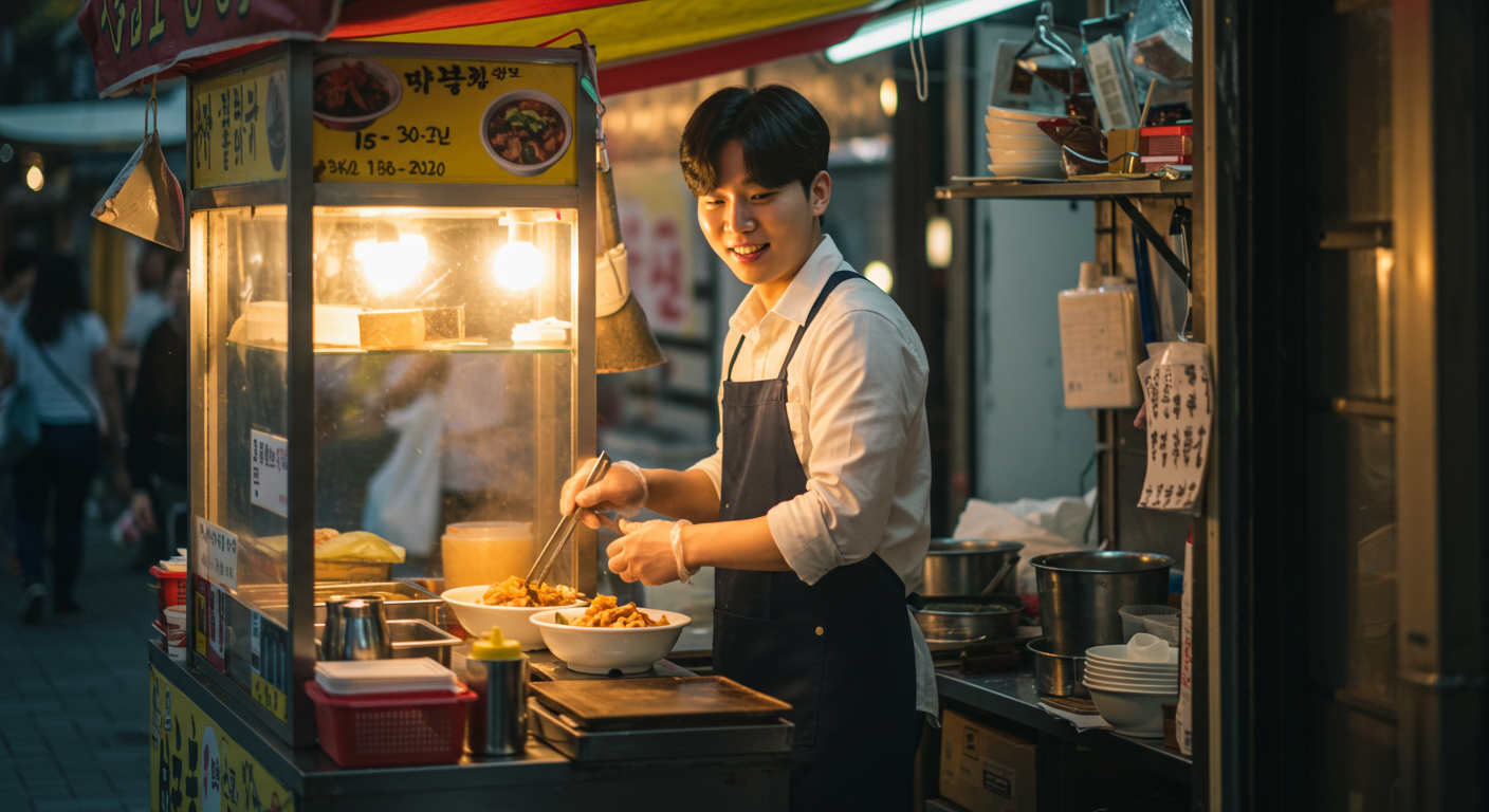정상 엽업 하시는 소상공인