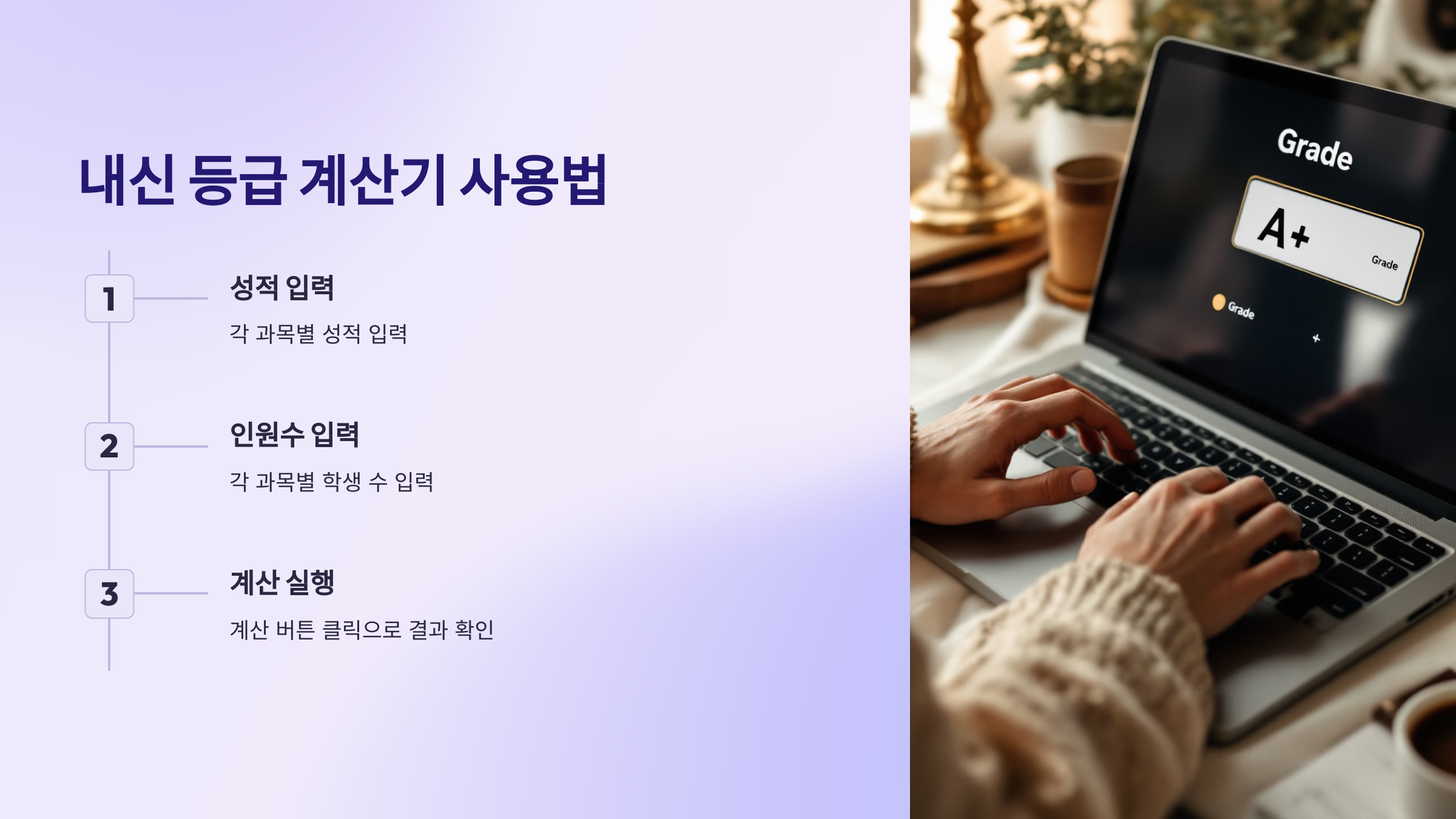 내신 등급 계산법