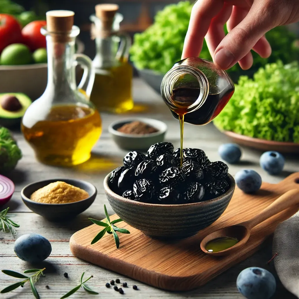 흑매실 발효액을 활용한 샐러드 드레싱 준비