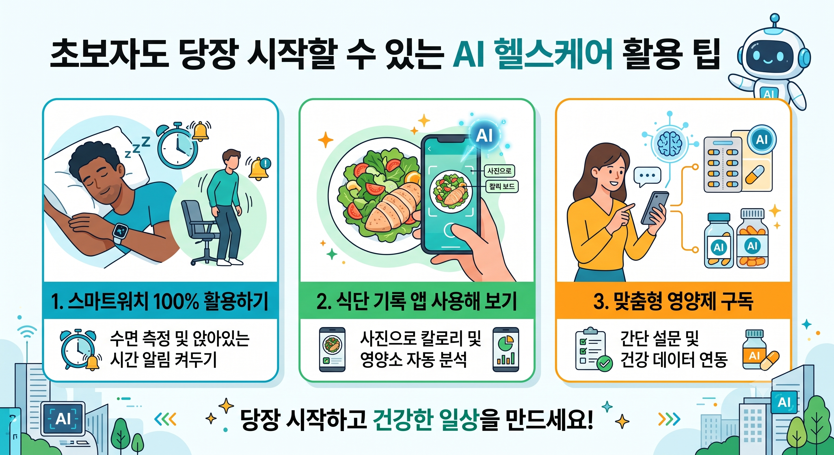 초보자도 당장 시작할 수 있는 AI 헬스케어 활용 팁