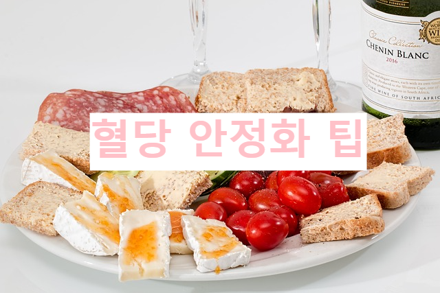 혈당 안정화 팁